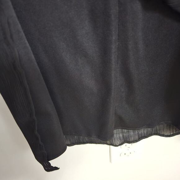 Classic R&M Richards By Karen Kwong Black Gown Maxi Dress Sz 20W Textured EUC - Picture 8 of 9